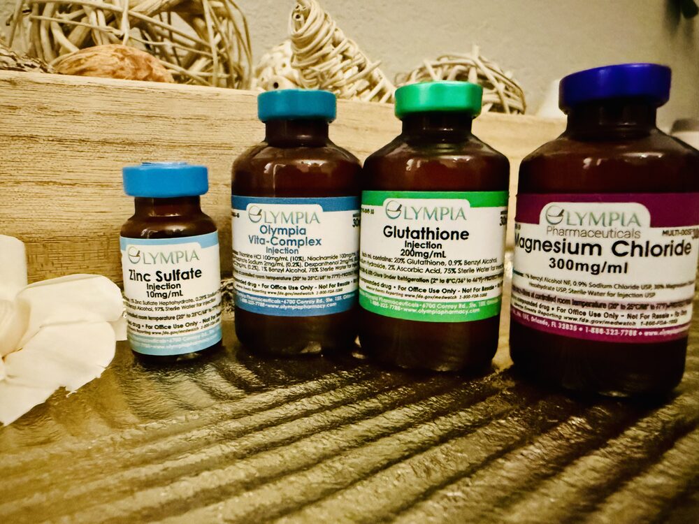 Premium pharmaceutical-grade vitamin injections used in treatments